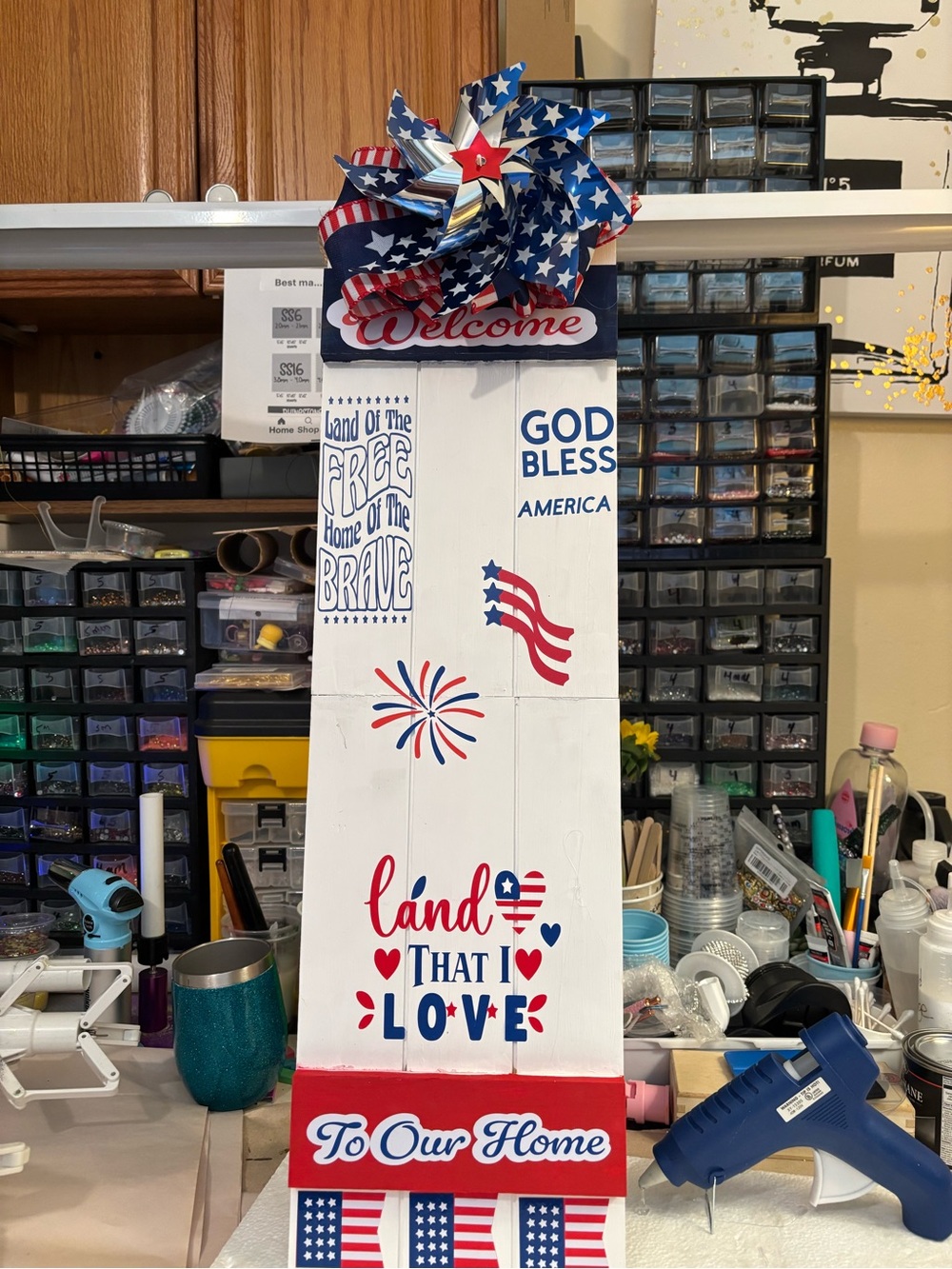 Patriotic Door or House Sign